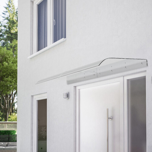 Living And Home 50*200CM Transparent Window Door Awning Canopy 1