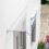 Living And Home 50*200CM Transparent Window Door Awning Canopy 1