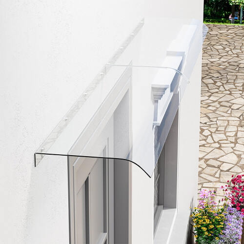 Living And Home 50*200CM Transparent Window Door Awning Canopy