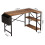 MCC (120CM, Distressed grey) Corner Desk L Shaped Reversible With Bookshelf 3