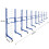 Combi Spray Drying Rack Trolley x 5 & Joining Kit Mobile Dry Storage 5