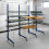 Combi Spray Drying Rack Trolley x 5 & Joining Kit Mobile Dry Storage 12