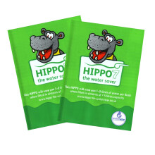 (7 green 2 pack) Hippo Toilet Water Saver 7 or 9 Litre Cistern, Energy Water Saving Reduce Bills