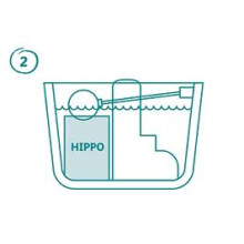 (7 green 3 pack ) Hippo Toilet Water Saver 7 or 9 Litre Cistern, Energy Water Saving Reduce Bills