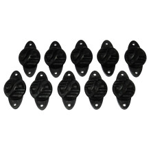 Electric Fence Insulators Claw Type X10 (Wood Post Nail On)