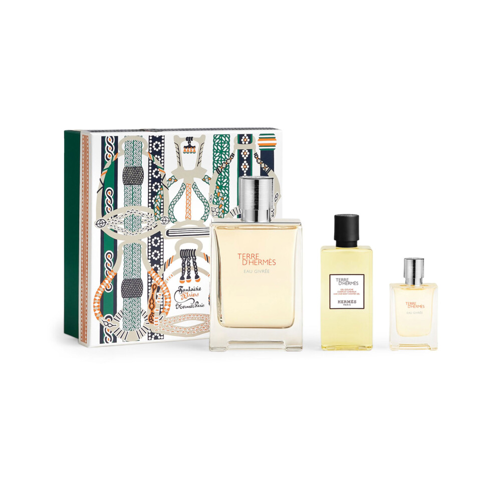 Terre d Hermes Eau Givree 3 Piece Eau De Parfum 100ml Gift Set