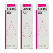 Clinitas Carbomer 0.2% Lubricating Eye Drop Gel x 3 (Formerly Clinitas Hydrate)