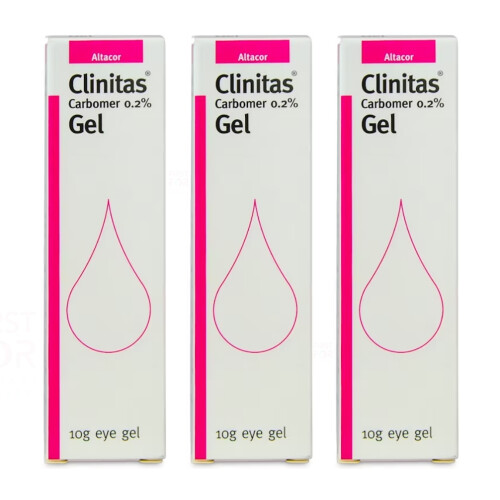 Clinitas Carbomer 0.2% Lubricating Eye Drop Gel x 3 (Formerly Clinitas Hydrate)