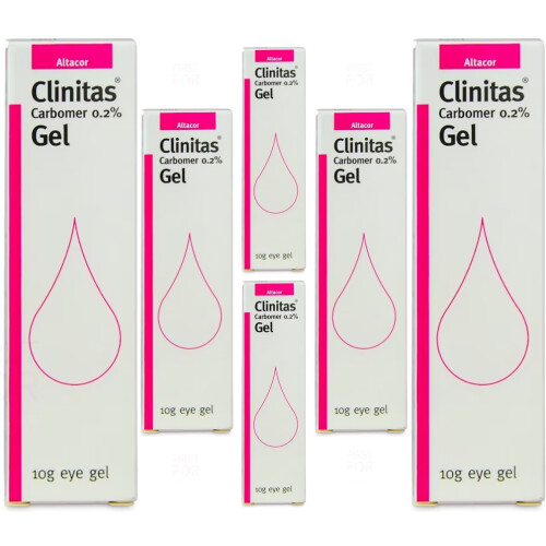Clinitas Carbomer 0.2% Lubricating Eye Drop Gel x 6 (Formerly Clinitas Hydrate)