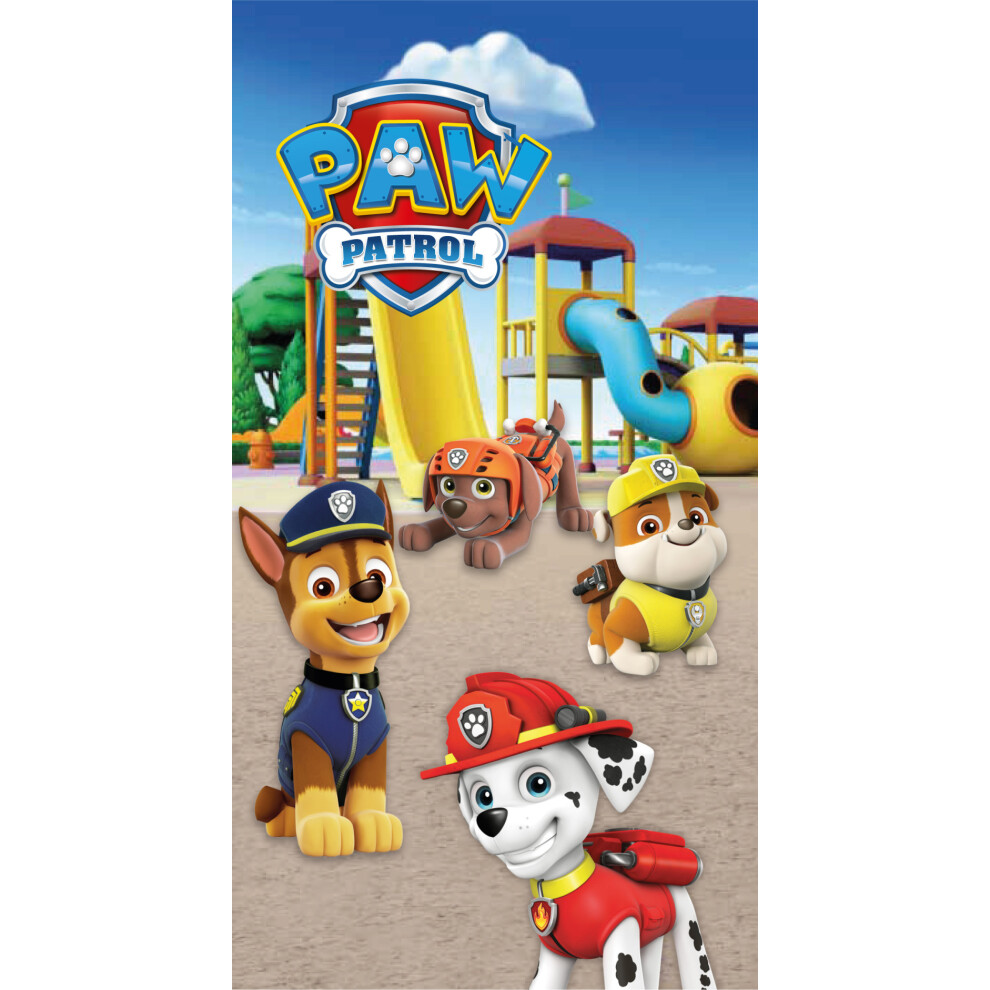 Paw Patrol Bath Beach towel 140 x 70 cm. 100% COTTON