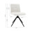 Living And Home 2Pcs Plush Dining Chairs 6