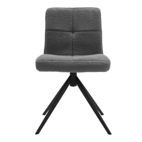 Living And Home 2Pcs Plush Dining Chairs 1