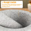 LARGE NATURAL GRANITE PESTLE & MORTAR SET SPICE HERB CRUSHER GRINDER 8
