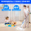Steam Mop Carpet Cleaner Kills up to 99% of Bacteria 1500W Powerful Handheld Floor Steamer 7