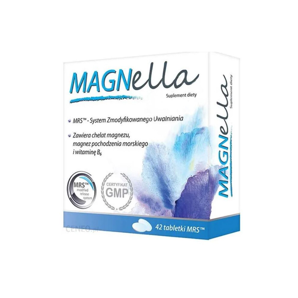 Polskie Suplementy Magnella 42 Tab MineraåY I Witaminy Magnez Magnesium Vitamins