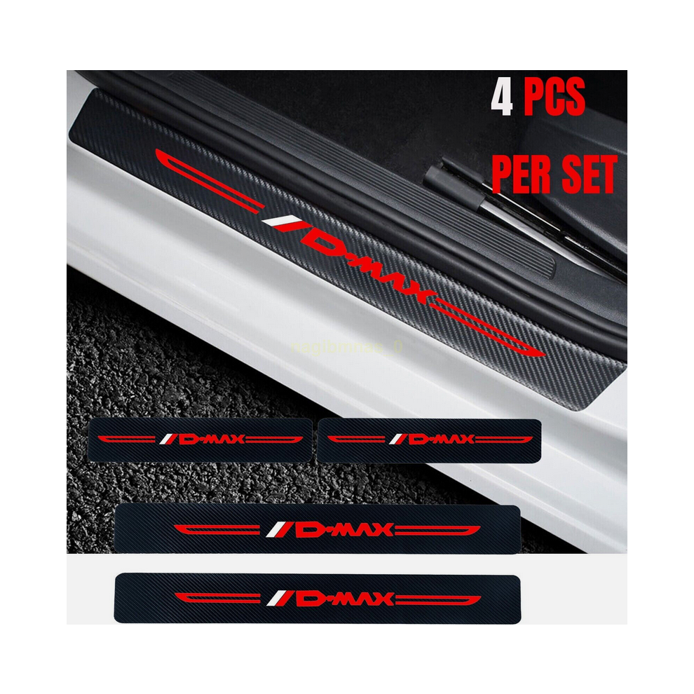 For Isuzu Dmax Car Door Plate Sill Scuff Anti Scratch Decal Sticker Protector 8381923450823