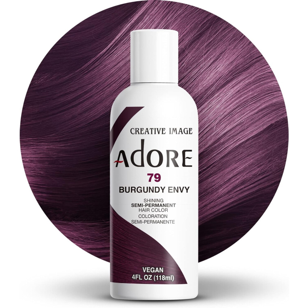 Adore Shining Semi Permanent Hair Colour - Burgundy Envy (79)