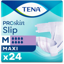 Slipwechsel komplett - TENA - ProSkin - Größe M (Medium) - Mittlerer Fluss - 24 Schichten