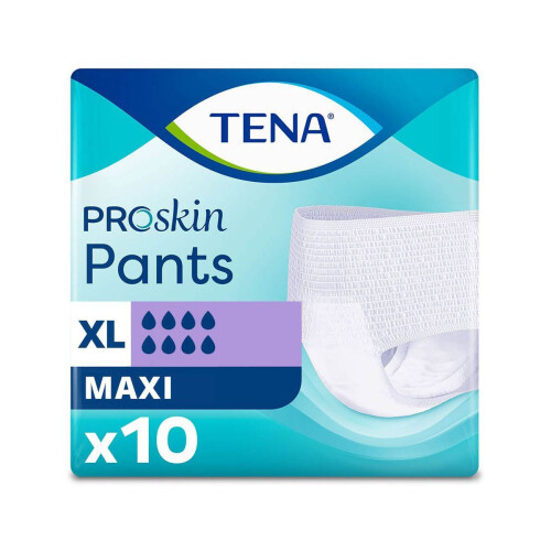Tena Tena Unisex Pants Maxi XL Επιθέματα ακράτειας - Συσκευασία 10 τεμαχίων
