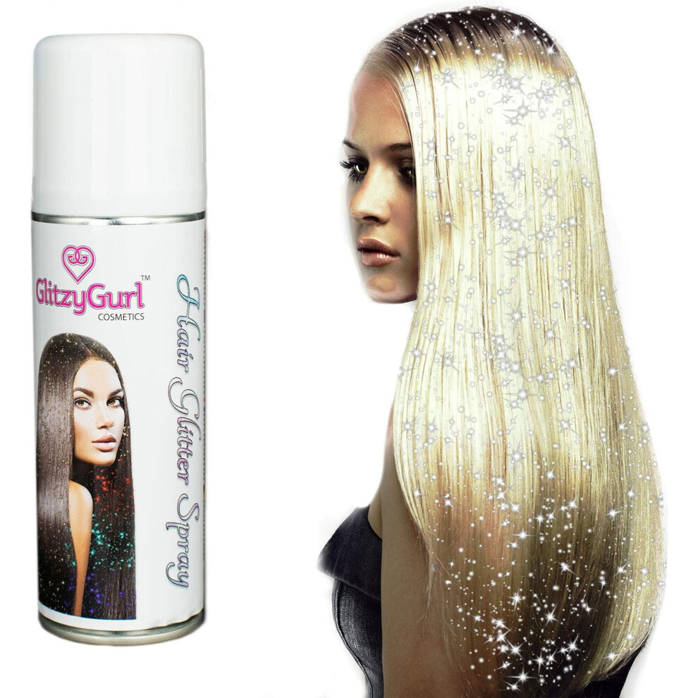 Colour Culture: Hair & Body Glitter Spray - Silver 125ml