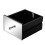 3 Drawers Mirrored Glass Bedside Table Nightstand Storgae Cabinet 7
