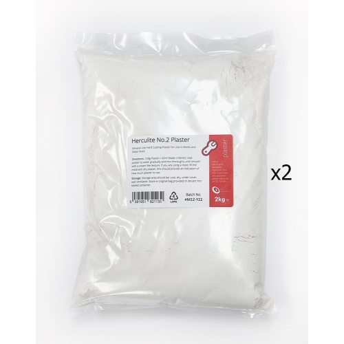Herculite 2 Hard Casting Plaster of Paris 4Kg