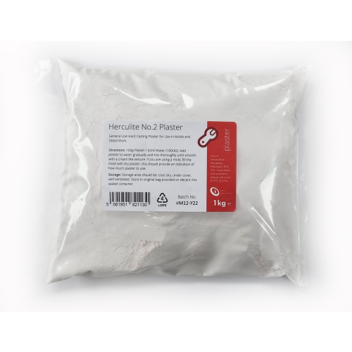 Herculite 2 Hard Casting Plaster of Paris 1Kg