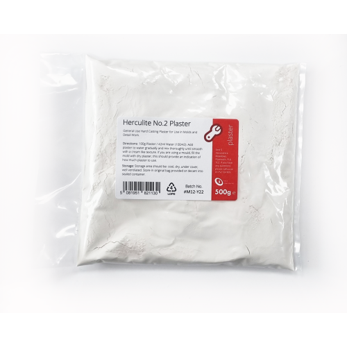 Herculite 2 Hard Casting Plaster of Paris - 500g