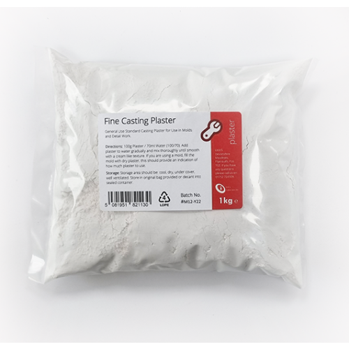 Fine Casting Plaster of Paris (Standard Casting Plaster) 1Kg