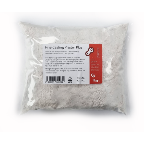 Fine casting Plaster Plus 1Kg Superior Plaster Powder)