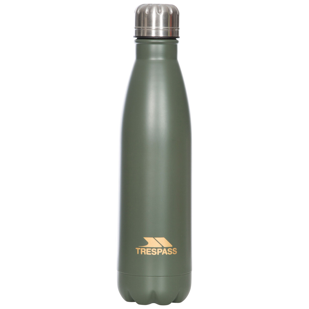 (EACH, Olive) Trespass Stainless Steel Insulated Bottle Flask