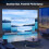 Mini Projector, VISSPL 1080P Full HD Portable Projector  with Tripod 4