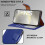 (Blue) Samsung Galaxy S24 Plus, RFID Blocking Phone Cover 6