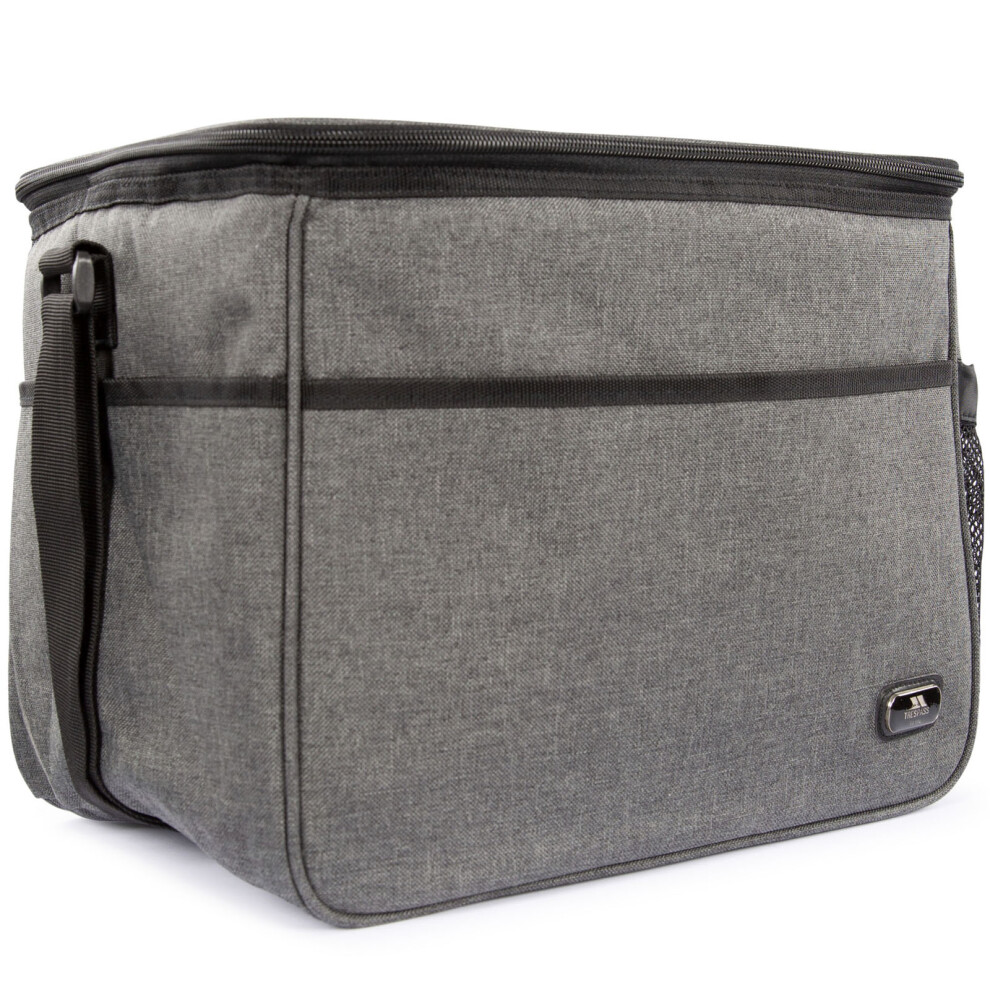 Trespass Nukooler 15L Adjustable Strap Camping Picnic Cool Bag Box - Grey Marl