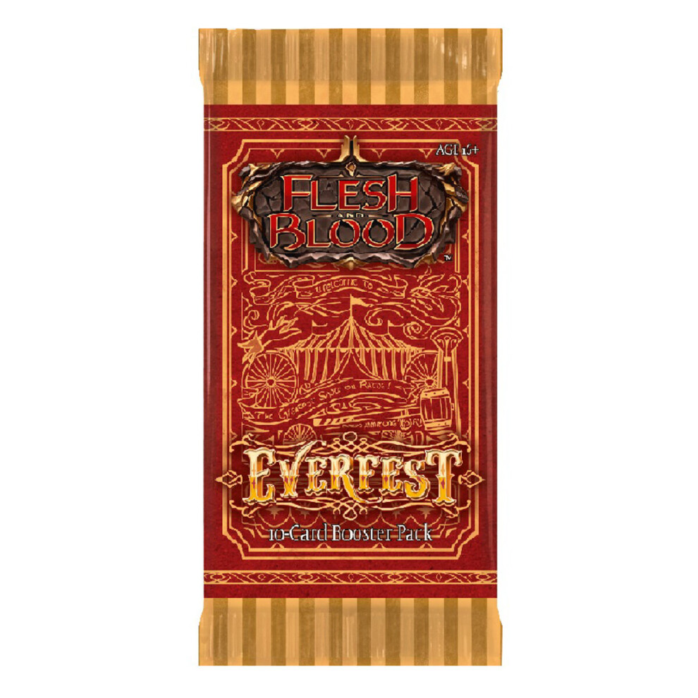 Asmodee Flesh And Blood Tcg: Everfest Booster Pack First Edition (10 Cards)