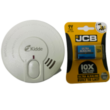 ORIGINAL KIDDE SMOKE DETECTOR ALARM 29FR + ALTRA ALKALINE BATTERY