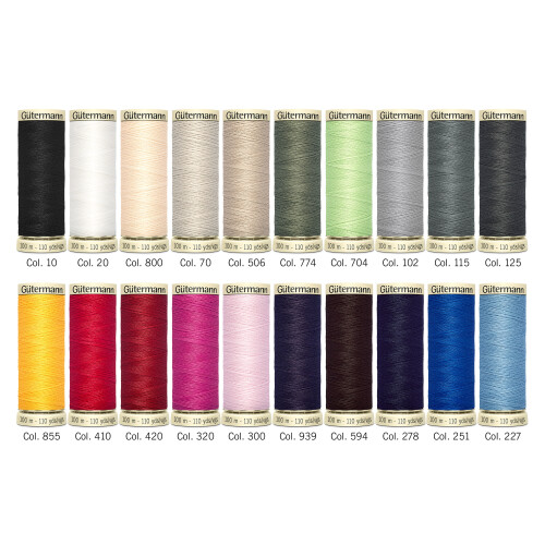 Gütermann Gutermann Sew-All Polyester Thread Set 20 Spools-Basics 731015-1