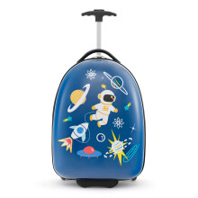 16" Children's Portable Travel Luggage Rolling Hard Shell Suitcase W/ Wheels