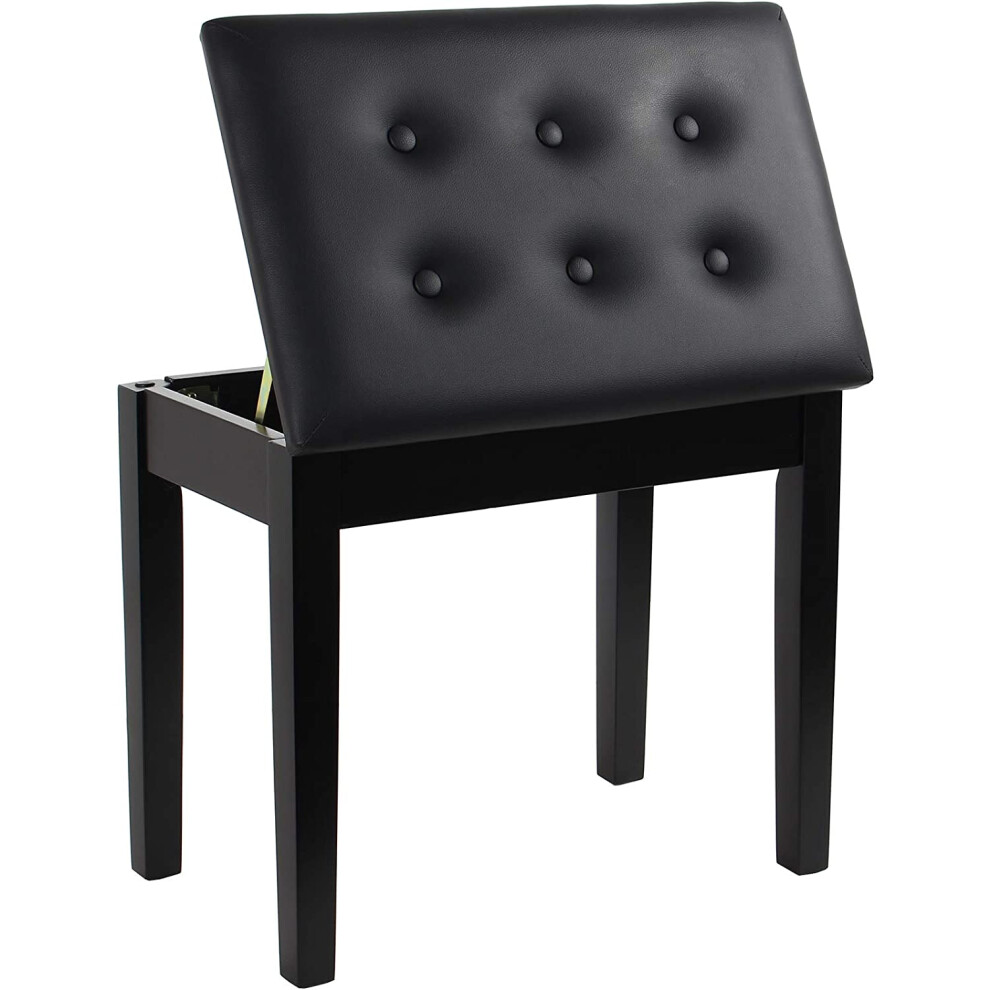 Piano Stool Dressing Table Stool Padded Keyboard Bench Chair Black