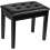 Piano Stool Dressing Table Stool Padded Keyboard Bench Chair Black 4