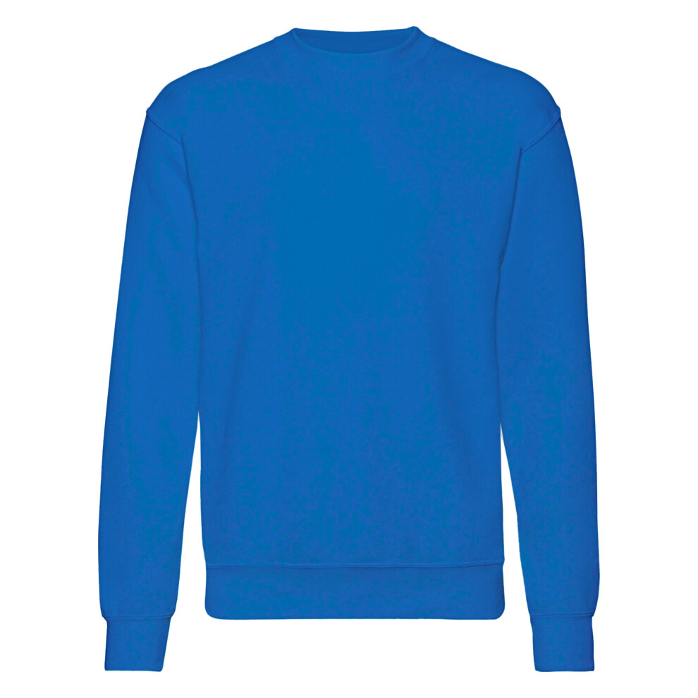 (S, Royal) Fruit Of The Loom Mens Set-In Belcoro® Yarn Sweatshirt