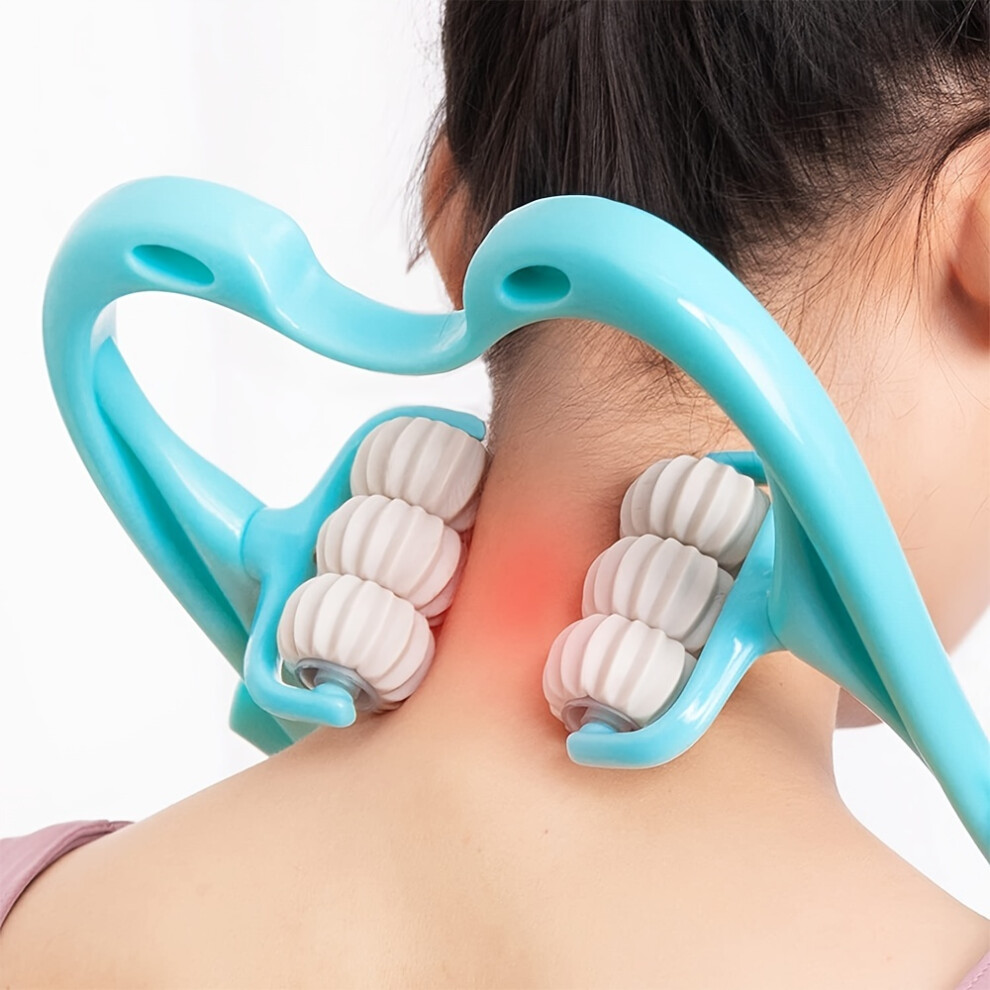 Bghone Experience Ultimate Relaxation With The Multifunctional Six-Wheels Handheld Muscle Massager