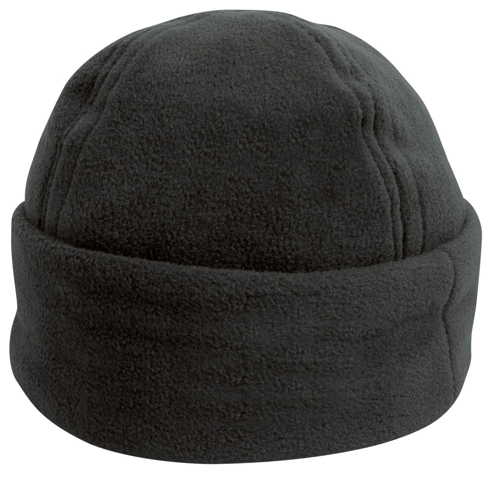 (S, Black) Result Unisex Winter Essentials Active Fleece Ski Bob Hat