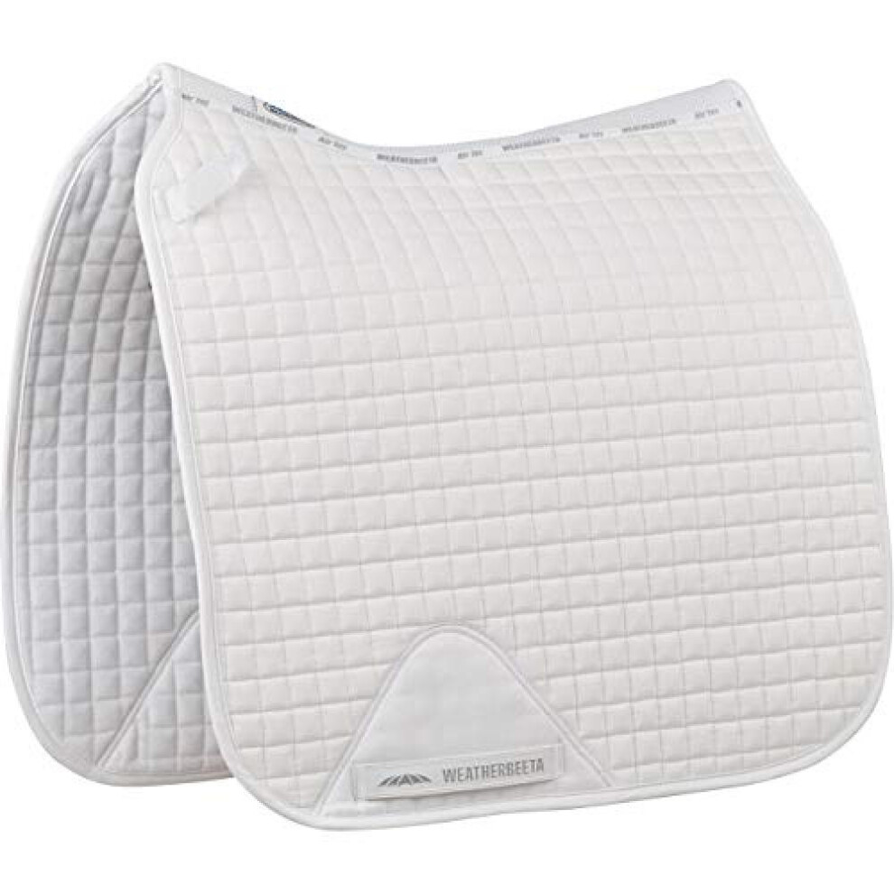 (Full, White) Weatherbeeta Prime Dressage Saddle Pad