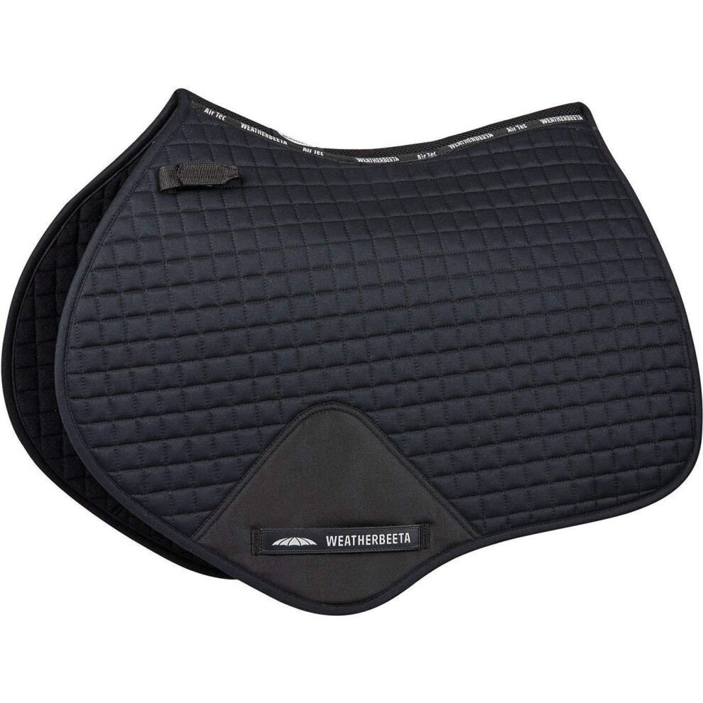 (Full, Black) Weatherbeeta Prime Jump Shaped Saddle Pad