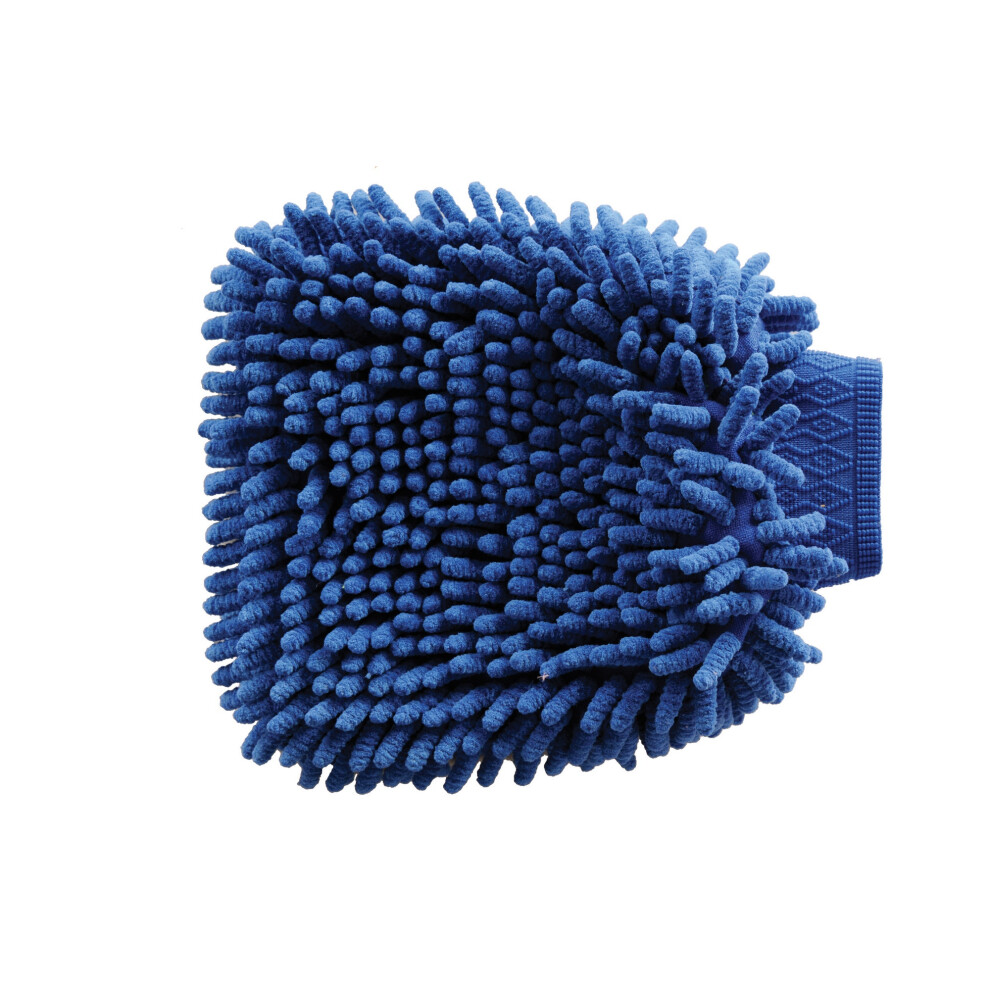 (One Size, Blue) Roma Microfibre Wash Mitt