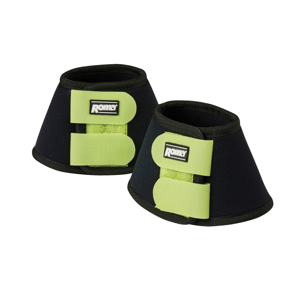 (Pony, Black/Green) Roma Neoprene Bell Boots II