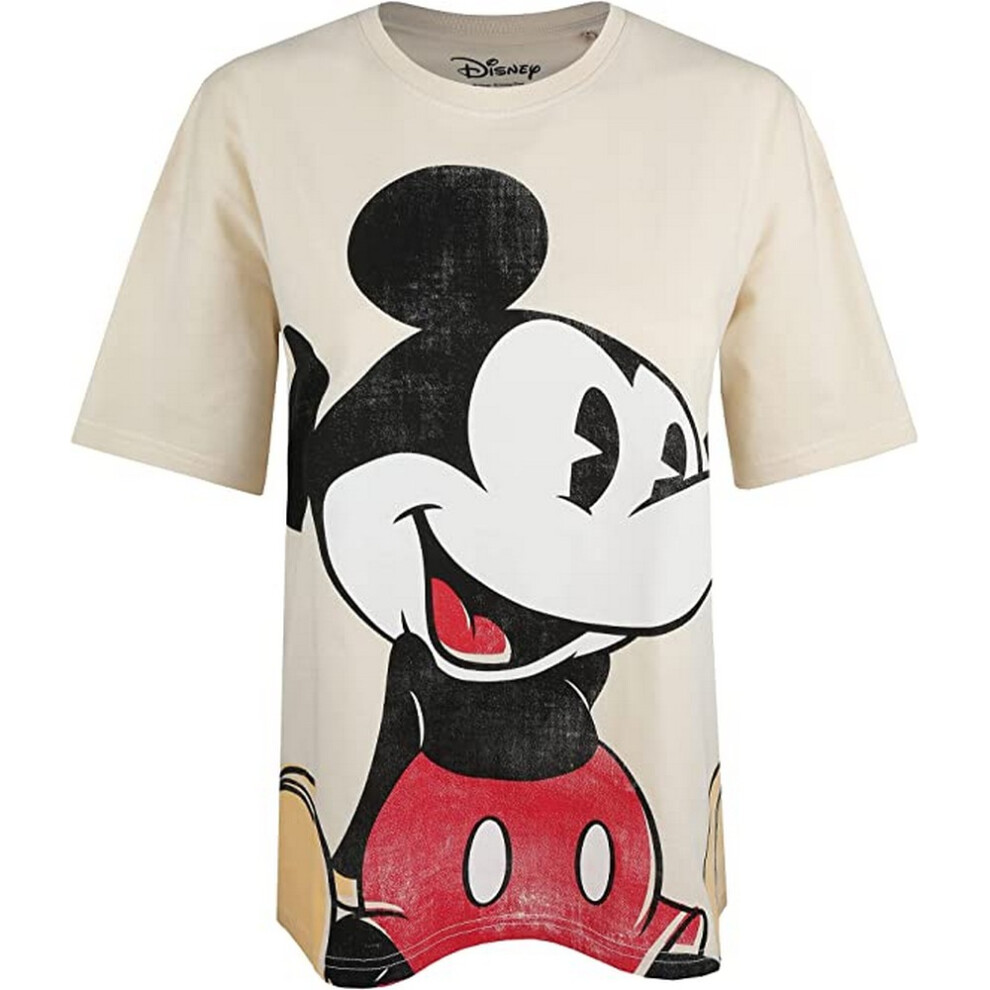 Disney Womens/Ladies Mickey Mouse Slouch T-Shirt