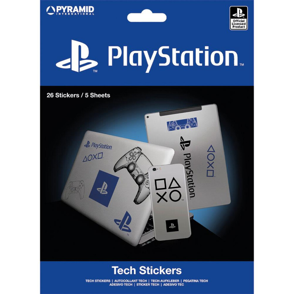 Playstation Logo Tech Stickers (Pack of 26)