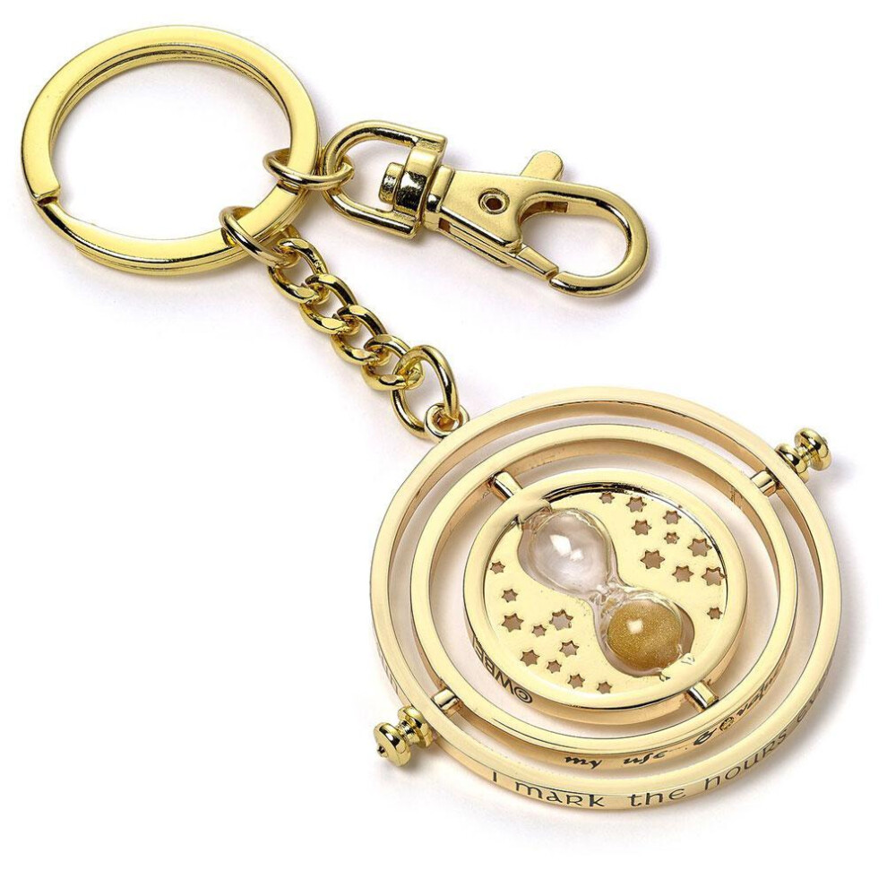 Harry Potter Time Turner Charm Keyring Unisex Gold